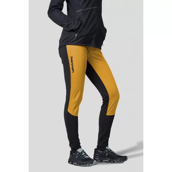  Ženske hlače HANNAH ALISON PANTS ZLATO RUMENA/ANTRACIT 