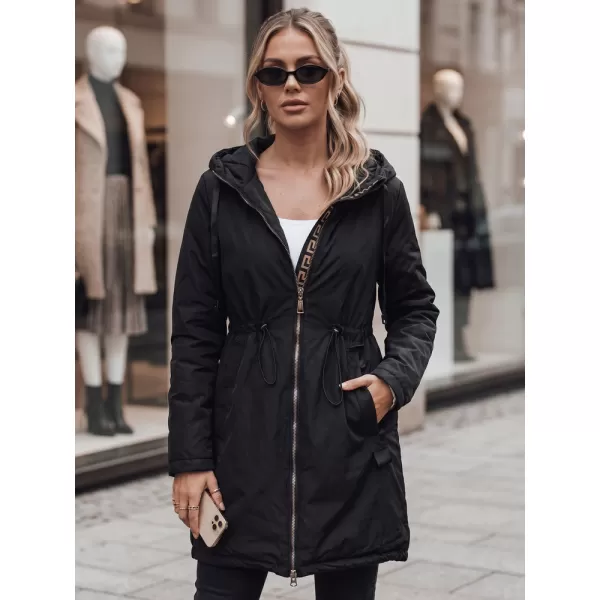  Plašč DSTREET TY3233 ČRN 