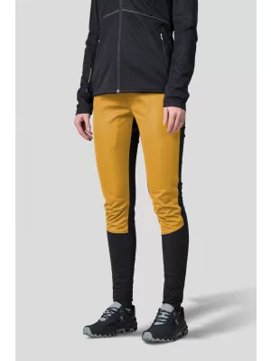 Ženske hlače HANNAH ALISON PANTS ZLATO RUMENA/ANTRACIT