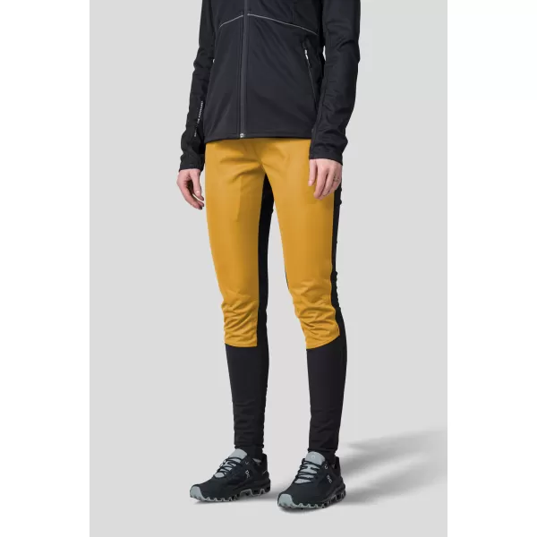  Ženske hlače HANNAH ALISON PANTS ZLATO RUMENA/ANTRACIT 