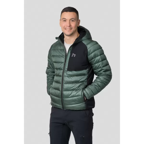  Moška jakna HANNAH REVEL HOODY TEMNI GOZD/ANTRACIT 