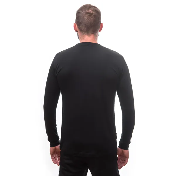  Moška termo majica z dolgimi rokavi SENSOR MERINO ACTIVE PT VAN LIFE 22200024 ČRNA 