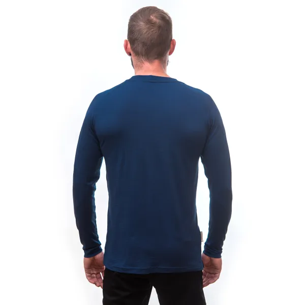  Moška termo majica z dolgimi rokavi SENSOR MERINO AIR PT EXPLORE 22200009 TEMNO MODRA 