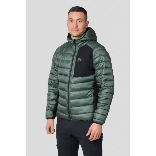  Moška jakna HANNAH REVEL HOODY TEMNI GOZD/ANTRACIT 