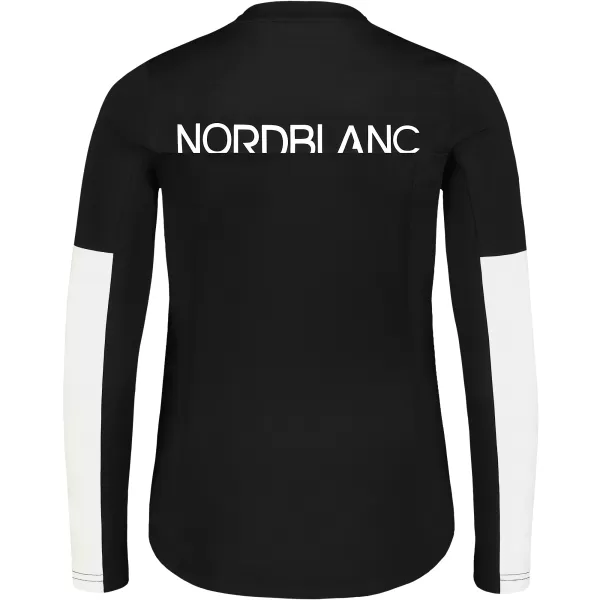  Ženska funkcionalna majica NORDBLANC VIVACIOUS NBSFL7648 KRISTALNO ČRNA 