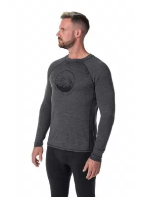 Moško termo spodnje perilo KILPI MAVORA TOP-M SM0505KI TEMNO SIVA
