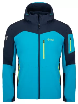 Moška softshell jakna KILPI PRESENA-M SM0125KI MODRA