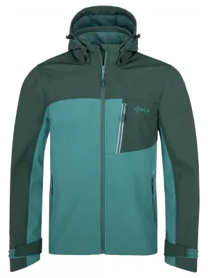 Moška softshell jakna KILPI RAVIO-M SM0126KI TEMNO ZELENA