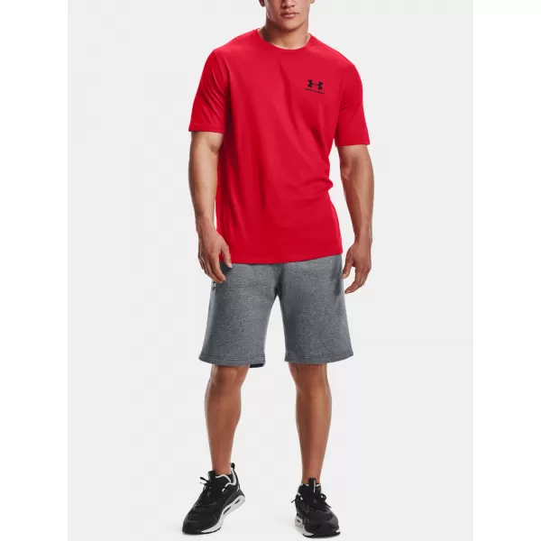  Moška majica s kratkimi rokavi UNDER ARMOUR SPORTSTYLE LEFT CHEST SS 1326799-600 RDEČA 