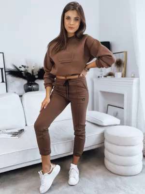 Tralna obleka DSTREET AY0749 RJAVA