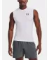 Moška kompresijska majica brez rokavov UNDER ARMOUR HG ARMOUR COMP SL 1361522-100 BELA