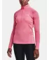 Ženska majica s kratkimi rokavi UNDER ARMOUR TECH 1/2 ZIP - TWIST 1320128-676 ROZA
