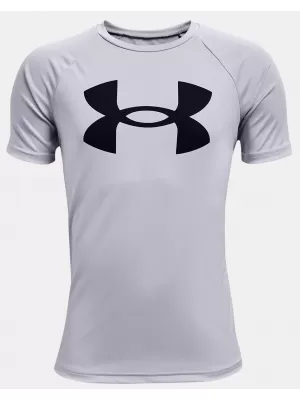 Fantovska majica s kratkimi rokavi UNDER ARMOUR TECH BIG LOGO SS 1363283-011 SIVA