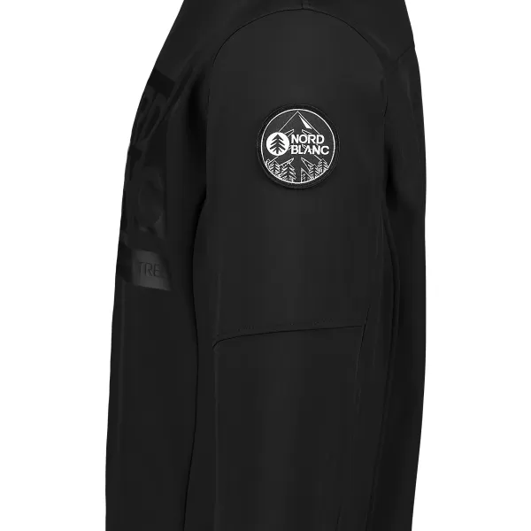  Moška softshell jakna NORDBLANC DECOMPONATE NBSSM7644 KRISTALNO ČRNA 