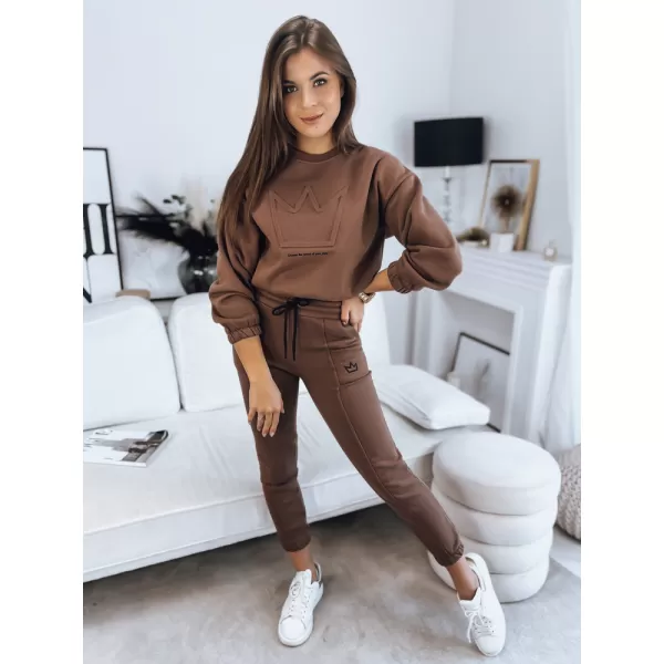  Tralna obleka DSTREET AY0749 RJAVA 