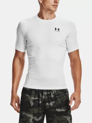 Moška kompresijska majica UNDER ARMOUR HG ARMOUR COMP SS 1361518-100 BELA
