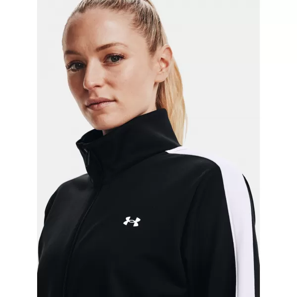  Ženski komplet UNDER ARMOUR TRICOT TRACKSUIT 1365147-001 ČRNA 