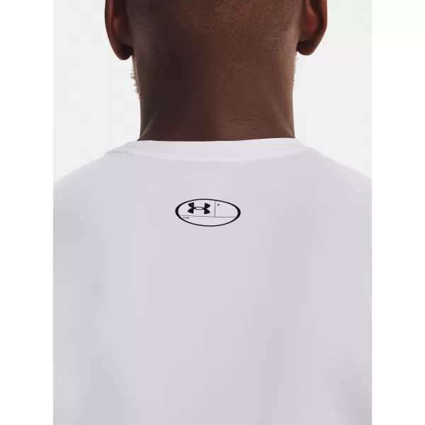  Moška kompresijska majica brez rokavov UNDER ARMOUR HG ARMOUR COMP SL 1361522-100 BELA 