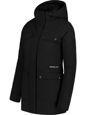 Ženski zimski plašč NORDBLANC NIPPY NBWJL7726 KRISTALNO ČRNA
