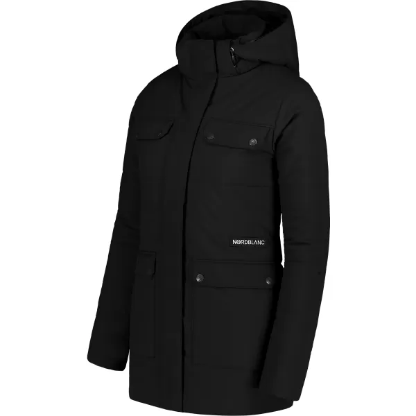  Ženski zimski plašč NORDBLANC NIPPY NBWJL7726 KRISTALNO ČRNA 