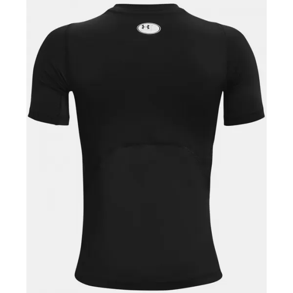  Fantovska majica s kratkimi rokavi UNDER ARMOUR HG ARMOUR SS 1361723-001 ČRNA 