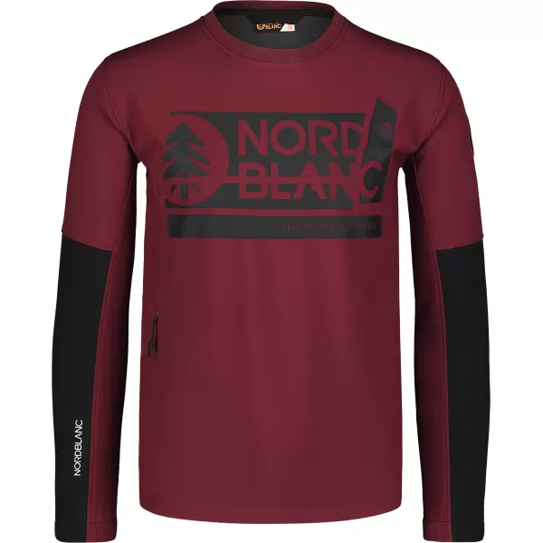  Moška softshell jakna NORDBLANC DECOMPONATE NBSSM7644 BORDO 