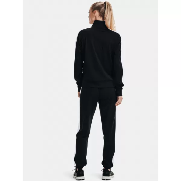  Ženski komplet UNDER ARMOUR TRICOT TRACKSUIT 1365147-001 ČRNA 