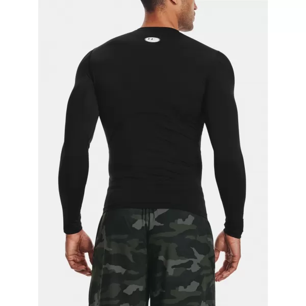  Moška kompresijska majica UNDER ARMOUR HG ARMOUR COMP LS 1361524-001 ČRNA 
