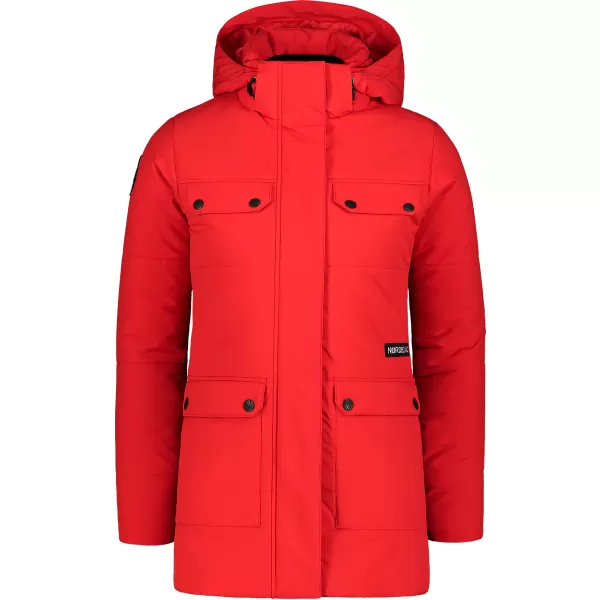  Ženski zimski plašč NORDBLANC NIPPY NBWJL7726 RDEČA 