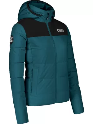 Ženska zimska jakna NORDBLANC VERNAL NBWJL7723 TEMNO ZELENA