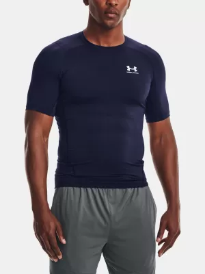 Moška kompresijska majica UNDER ARMOUR HG ARMOUR COMP SS 1361518-410 MODRA