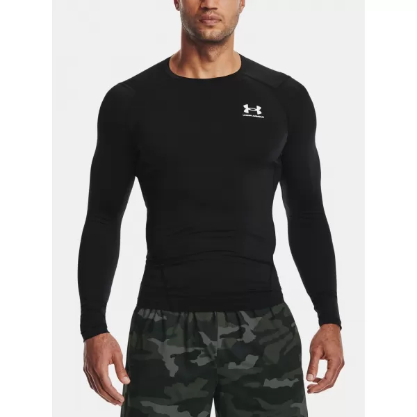 Moška kompresijska majica UNDER ARMOUR HG ARMOUR COMP LS 1361524-001 ČRNA 