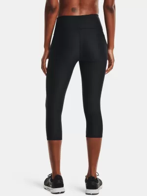 Ženske kompresijske pajkice UNDER ARMOUR HG ARMOUR HI CAPRI NS 1365334-001 ČRNA