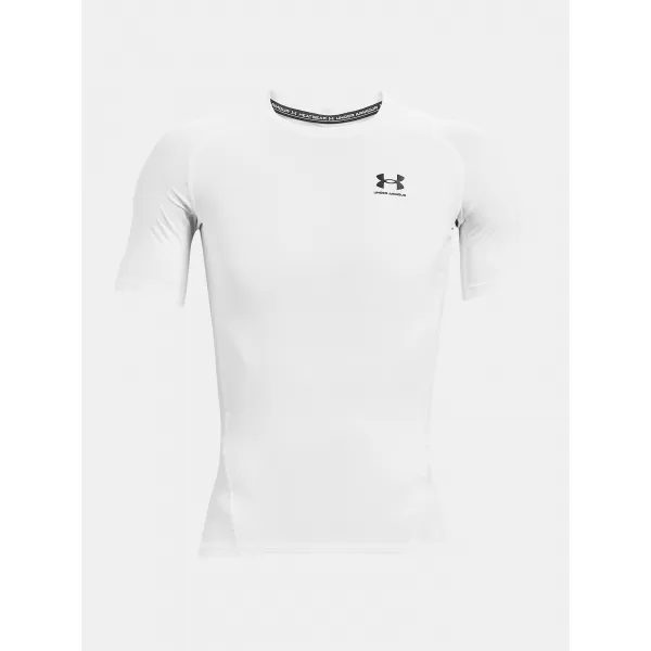 Moška kompresijska majica UNDER ARMOUR HG ARMOUR COMP SS 1361518-100 BELA 