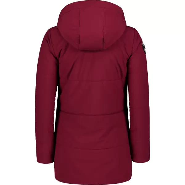  Ženski zimski plašč NORDBLANC NIPPY NBWJL7726 BORDO 