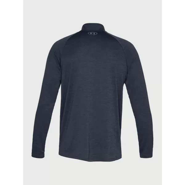  Moška majica s kratkimi rokavi UNDER ARMOUR TECH 2.0 1/2 ZIP 1328495-409 MODRA 