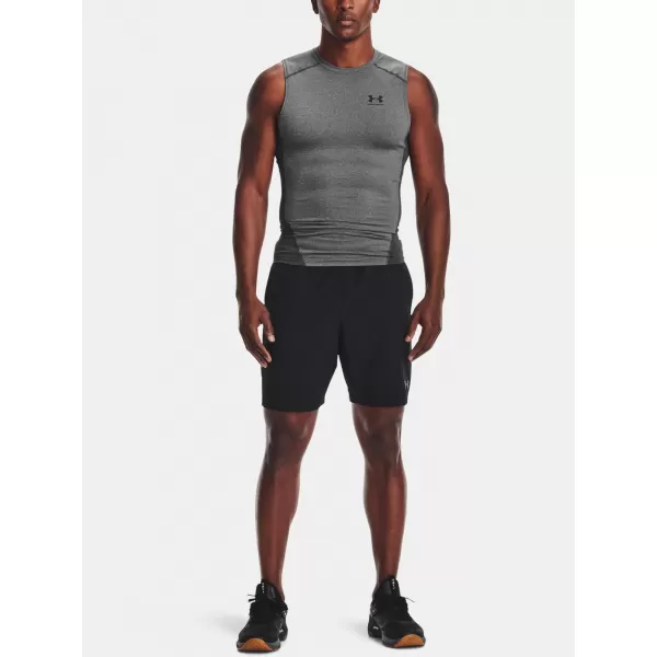  Moška kompresijska majica brez rokavov UNDER ARMOUR HG ARMOUR COMP SL 1361522-090 SIVA 