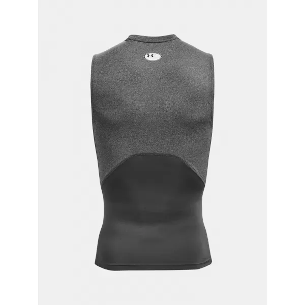  Moška kompresijska majica brez rokavov UNDER ARMOUR HG ARMOUR COMP SL 1361522-090 SIVA 
