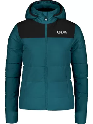 Ženska zimska jakna NORDBLANC VERNAL NBWJL7723 TEMNO ZELENA