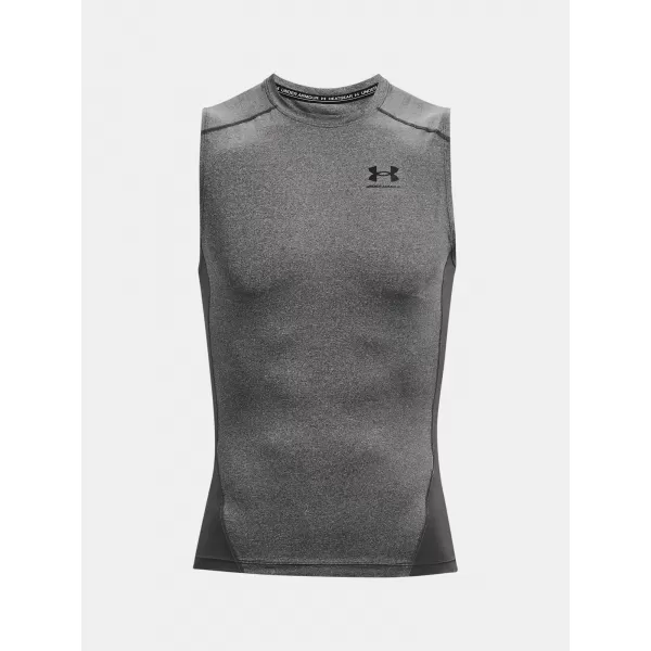  Moška kompresijska majica brez rokavov UNDER ARMOUR HG ARMOUR COMP SL 1361522-090 SIVA 