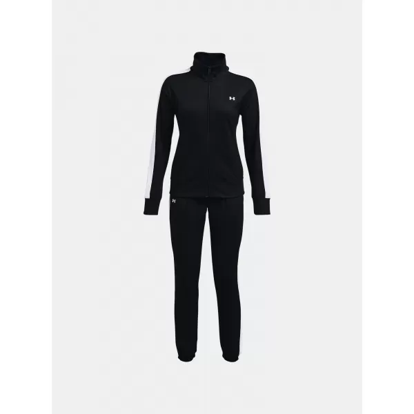  Ženski komplet UNDER ARMOUR TRICOT TRACKSUIT 1365147-001 ČRNA 