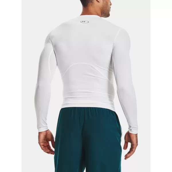  Moška kompresijska majica UNDER ARMOUR HG ARMOUR COMP LS 1361524-100 BELA 