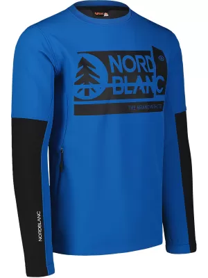Moška softshell jakna NORDBLANC DECOMPONATE NBSSM7644 MODRA