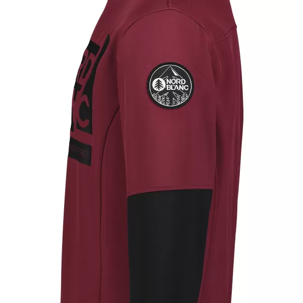 Moška softshell jakna NORDBLANC DECOMPONATE NBSSM7644 BORDO 