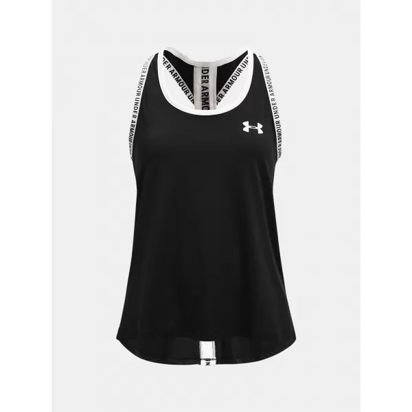  Dekliški brezrokavnik UNDER ARMOUR KNOCKOUT TANK 1363374-001 ČRNA 