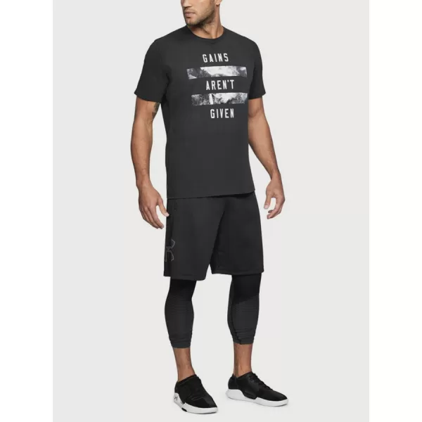  Moške kratke hlače UNDER ARMOUR TECH GRAPHIC SHORT 1306443-001 ČRNA 