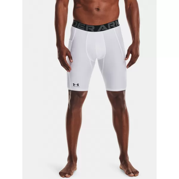 Moške kompresijske kratke hlače UNDER ARMOUR HG ARMOUR LNG SHORTS 1361602-100 BELA 
