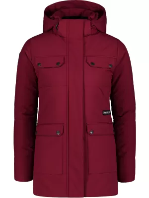 Ženski zimski plašč NORDBLANC NIPPY NBWJL7726 BORDO