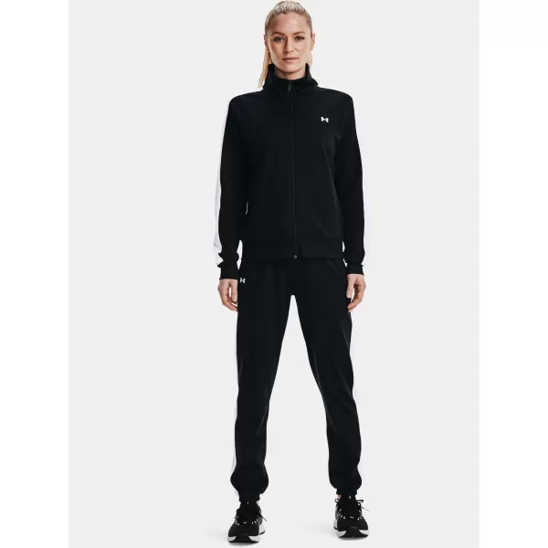  Ženski komplet UNDER ARMOUR TRICOT TRACKSUIT 1365147-001 ČRNA 