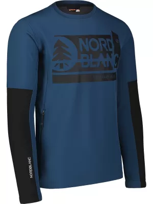 Moška softshell jakna NORDBLANC DECOMPONATE NBSSM7644 TEMNO MODRA